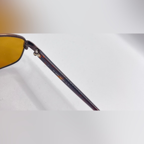 Vintage Matsuri M3 6002 Brown Rectangular Sunglasses Frames Only - Picture 7 of 8